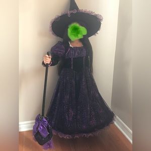 Purple witch costume